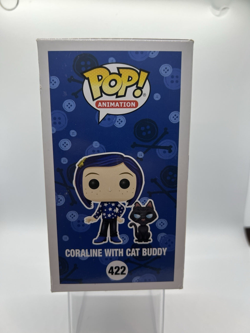 *Grail* Coraline: Coraline w/Cat Buddy #422 Funko Pop! w/Protector!!!***
