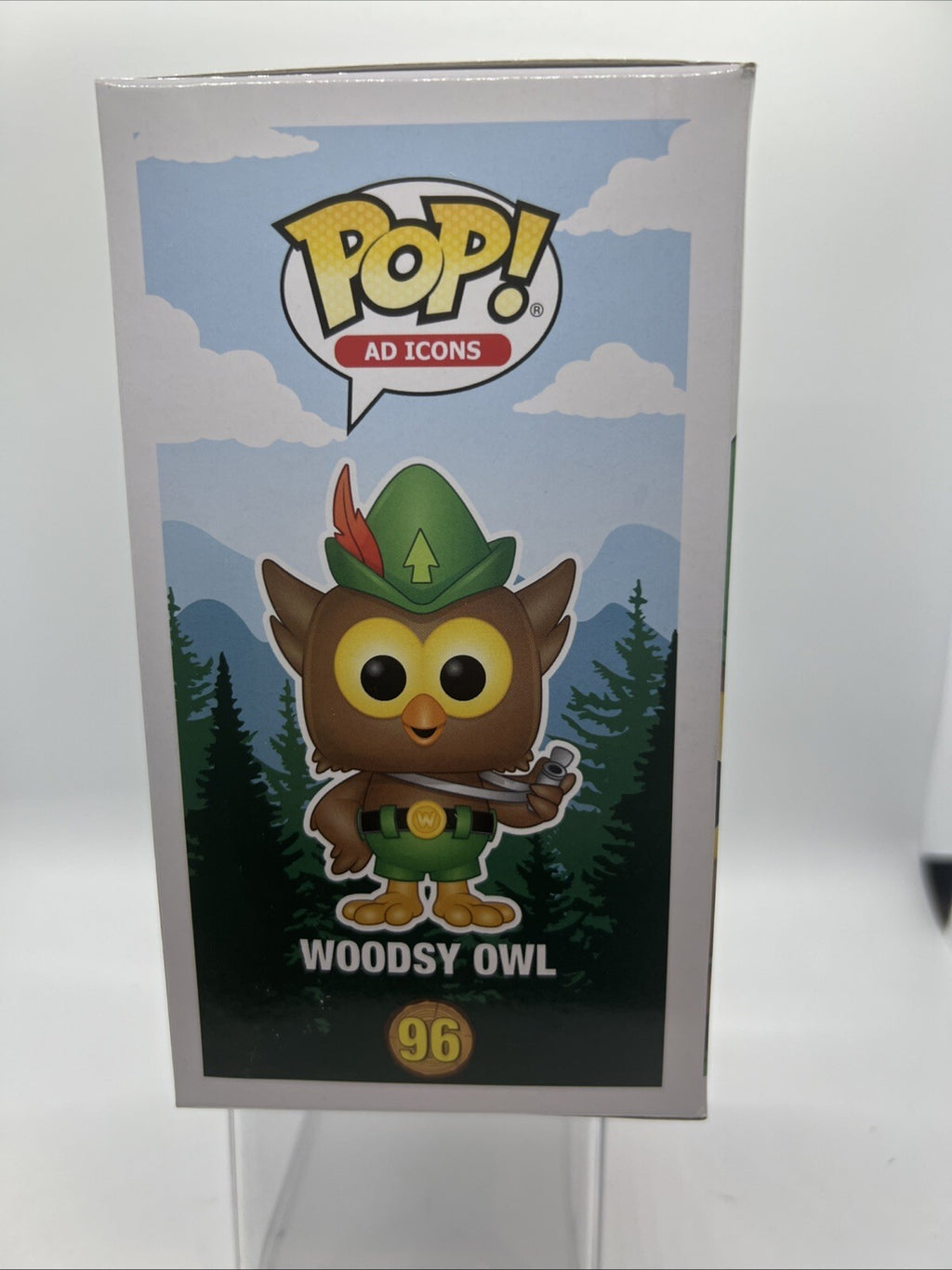 *Vaulted* Funko: Woodsy Owl #96 Funko Pop! Funko Shop Flocked w/Protector!!!