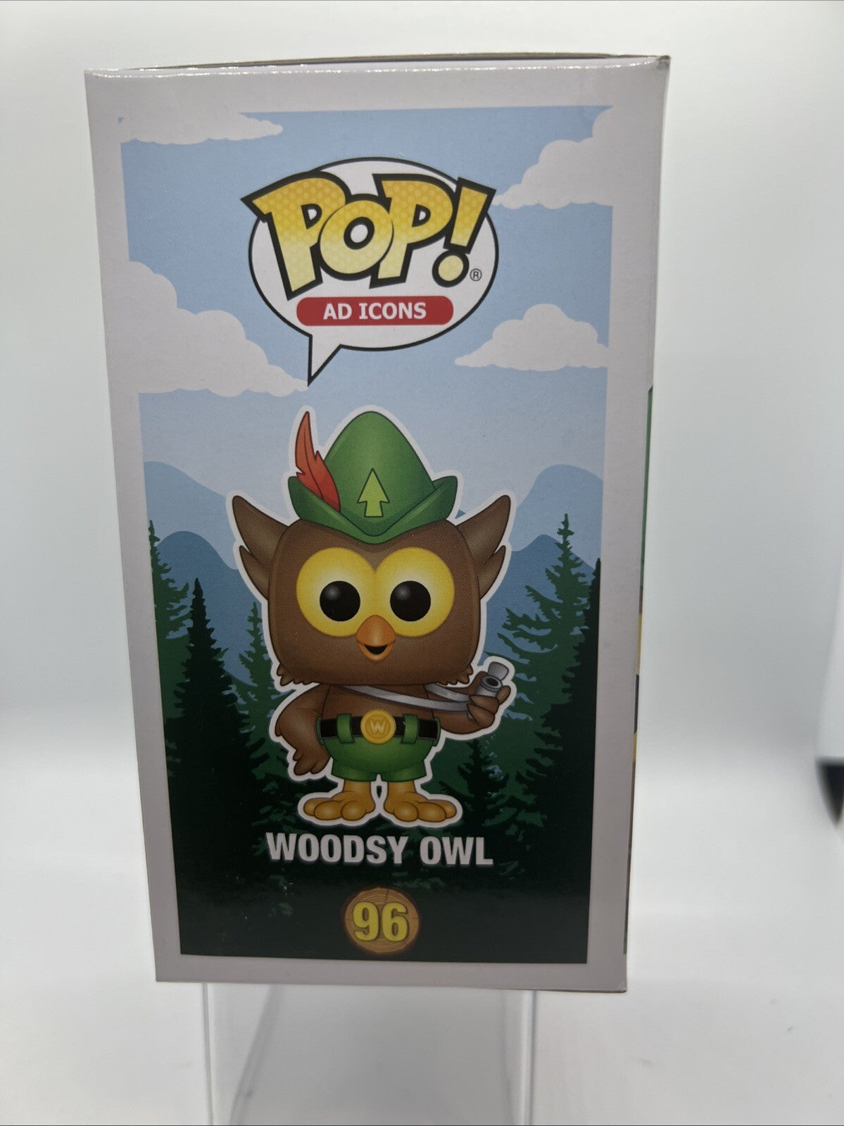 *Vaulted* Funko: Woodsy Owl #96 Funko Pop! Funko Shop Flocked w/Protector!!!