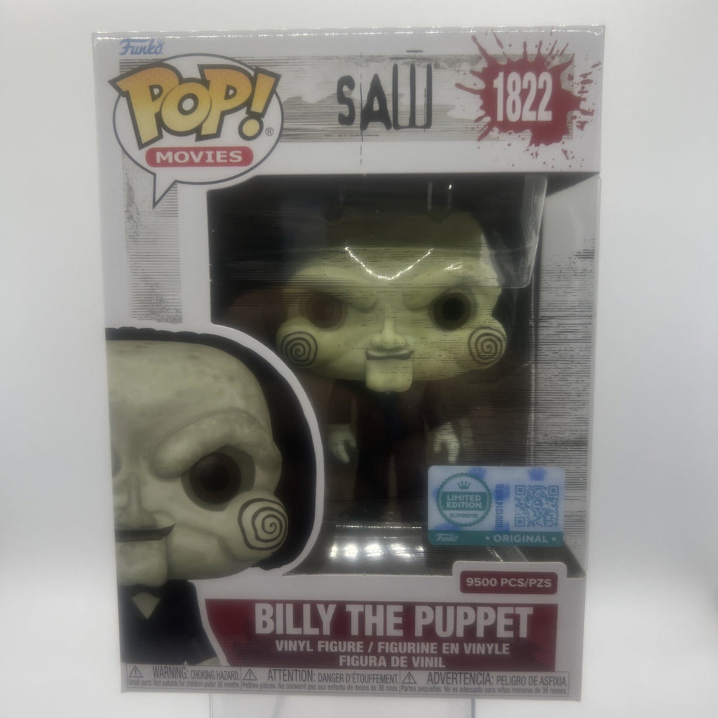 *Vaulted* SAW: Billy The Puppet #1822 Funko Pop! LE9500 w/Protector!!!