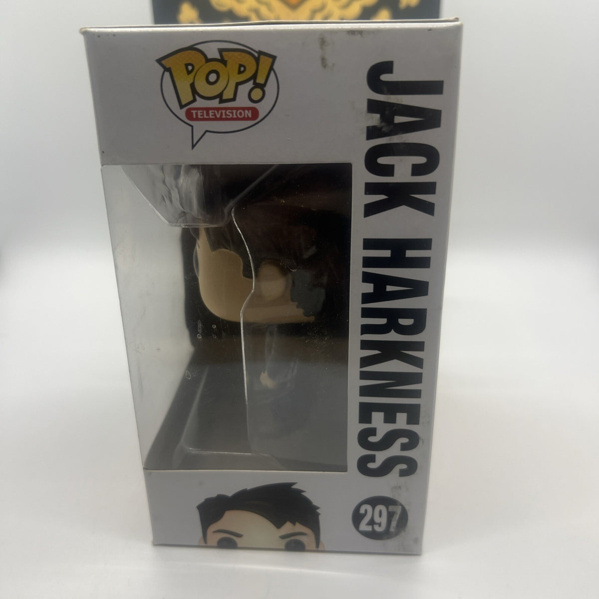 *Vaulted* Doctor Who: JACK HARKNESS #297 Funko Pop! Box Not Mint w/Protector!!!