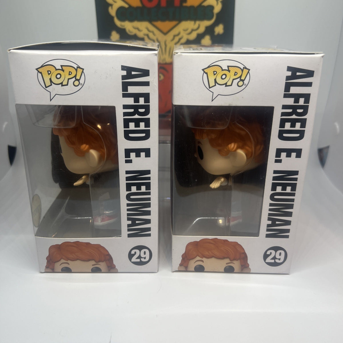*Chase Bundle* Mad: E. Alfred Newman(Silly Face) #29 Funko Pops! W/Protectors!!!
