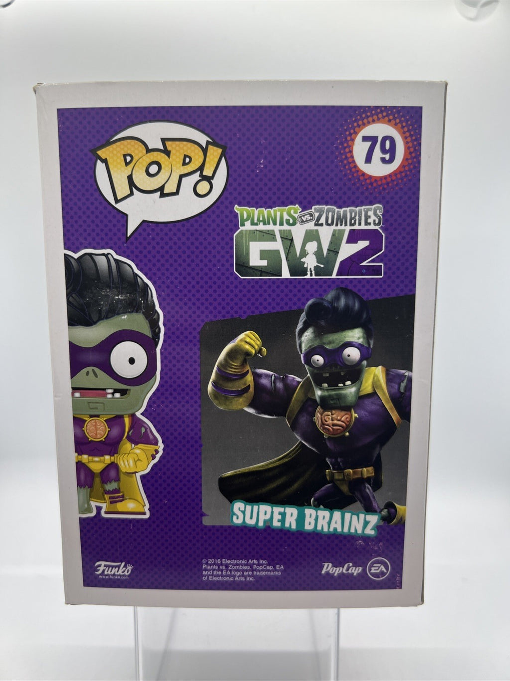 *Vaulted* Plants vs. Zombies: Super Brainz #79 Funko Pop 2015 Target w/Protector