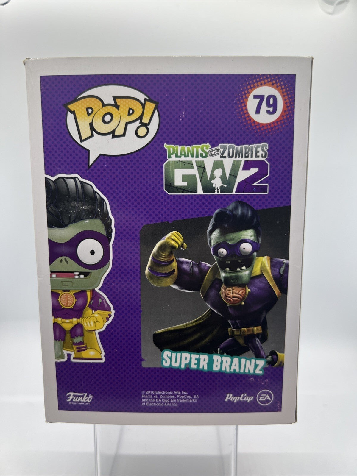 *Vaulted* Plants vs. Zombies: Super Brainz #79 Funko Pop 2015 Target w/Protector