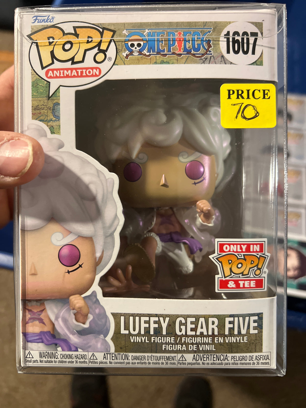 One Piece: Luffy(pearlescent) #1607 Funko Pop!