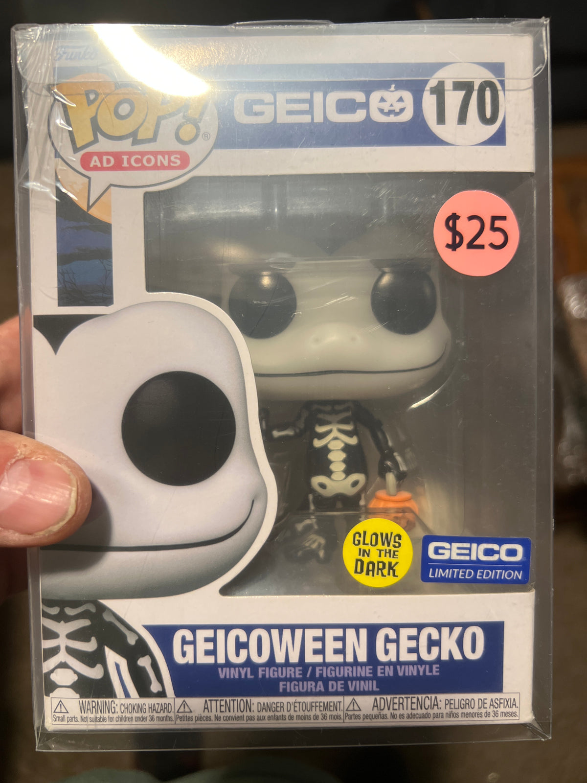 Geico: Gecko(GITD) #170 Funko Pop!