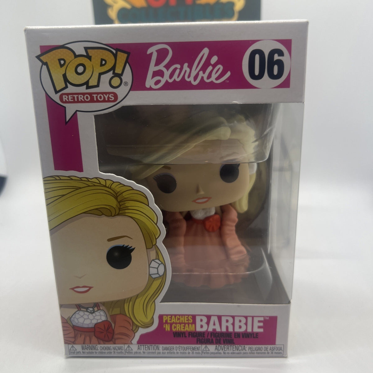 *Rare* BARBIE: PEACHES N CREAM BARBIE #06 Funko Pop! w/Protector!!!