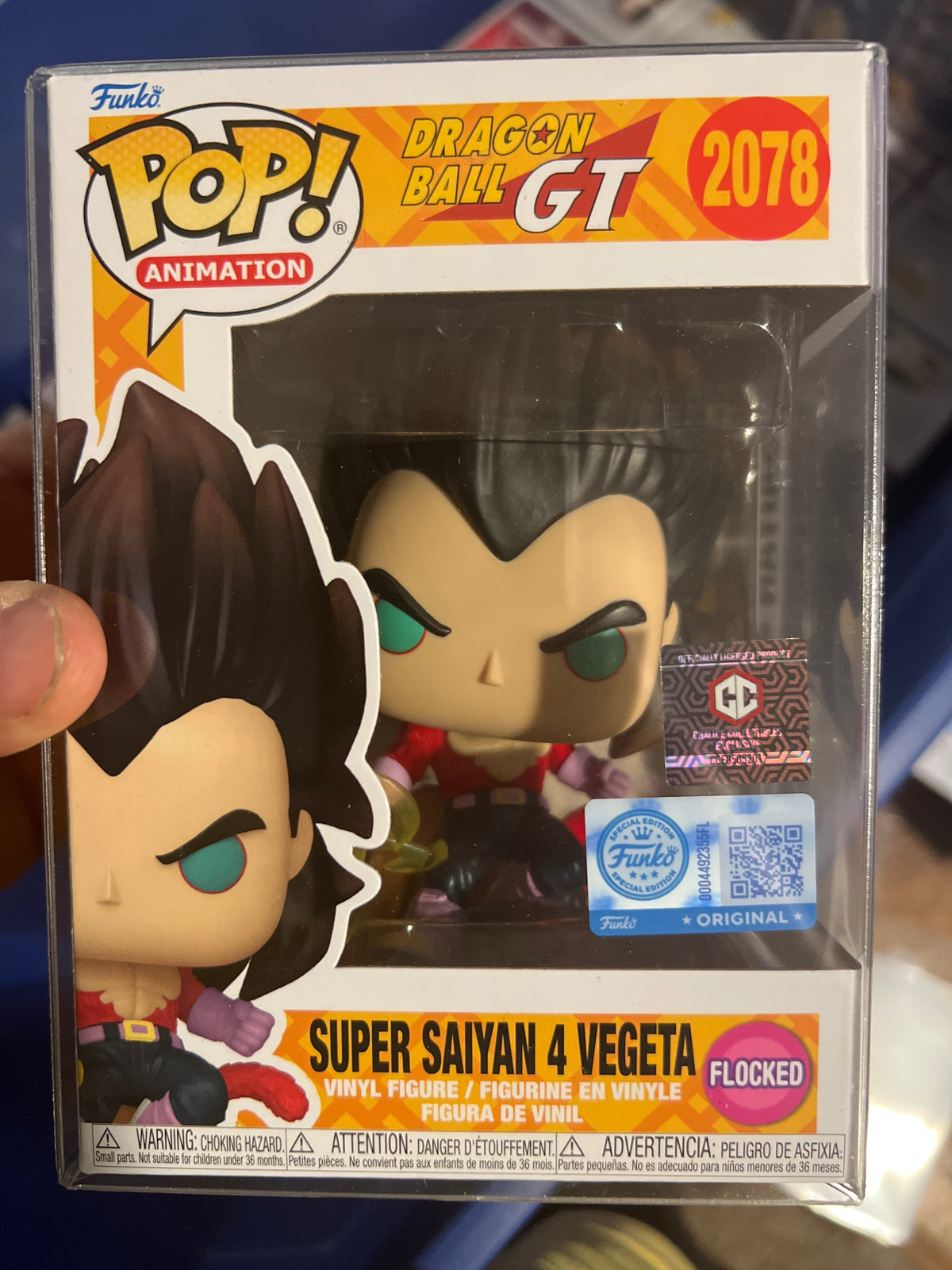 Dragonball GT: Super Saiyan 4 Vegeta(flocked) #2078 Funko Pop!