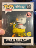 Nightmare Before Christmas: Zero in Duck Cart(GITD) #10 Funko Pop!
