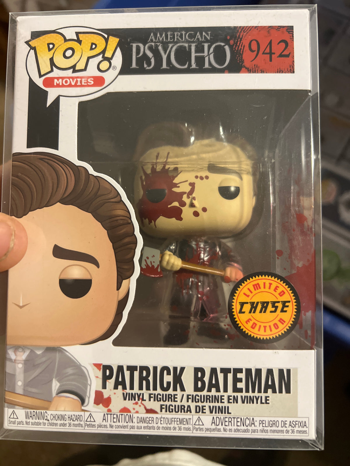 American Psycho: Patrick Bateman(chase) #942 Funko Pop!