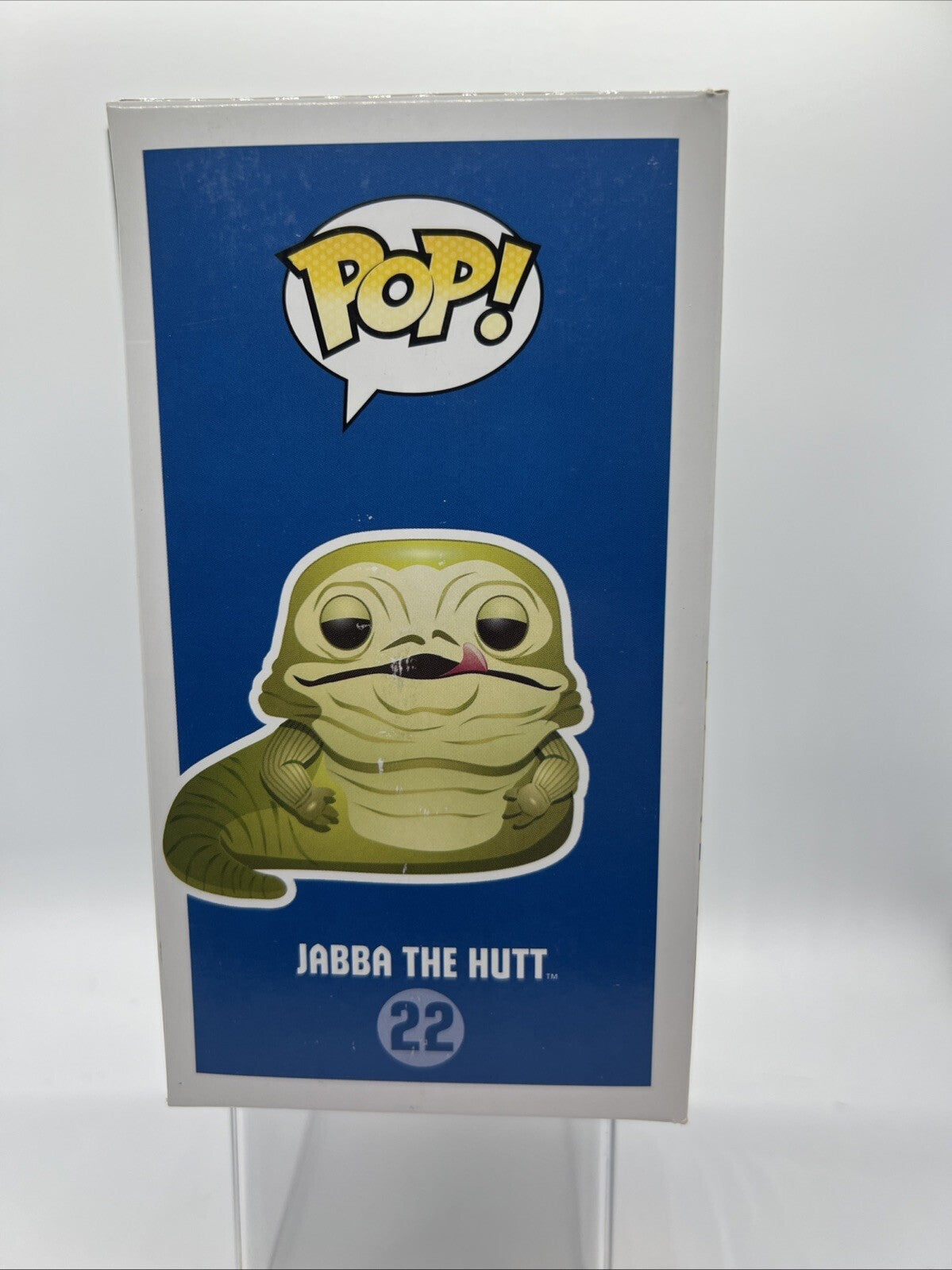 *OG* Star Wars: Jabba the Hut(Large Font) #22 Funko Pop! Blue Box 2013 Vaulted