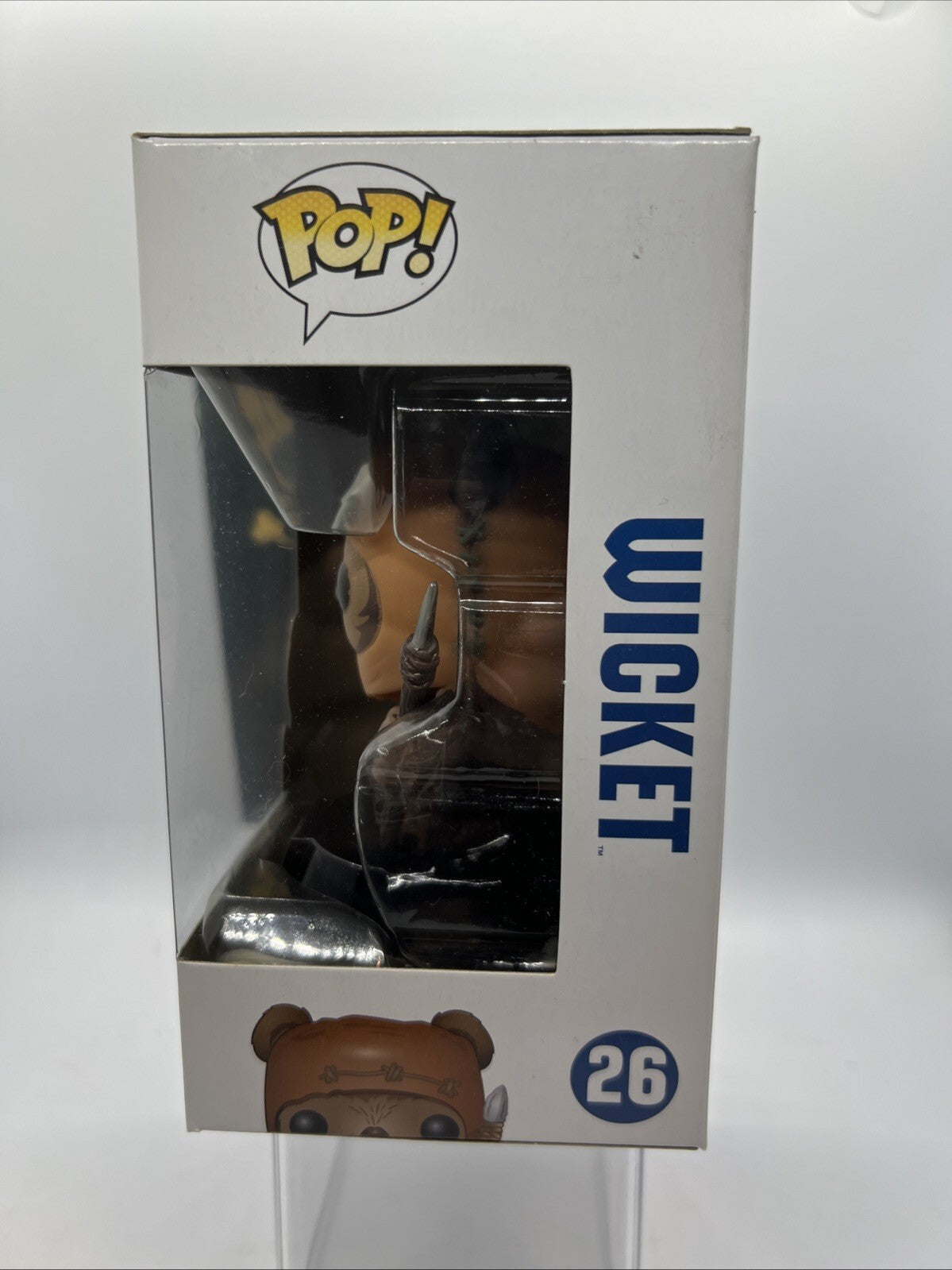 *OG* Star Wars: Wicket #26 Funko Pop! Blue Box 2013 Rare Vaulted