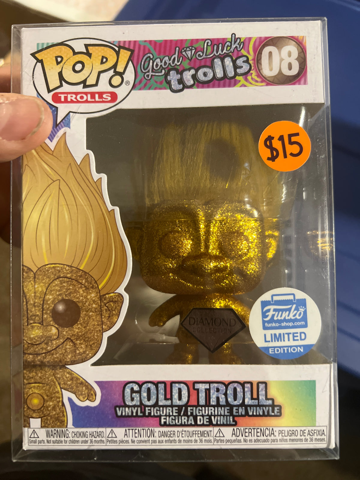 Trolls: Gold Troll #08 Funko Pop!