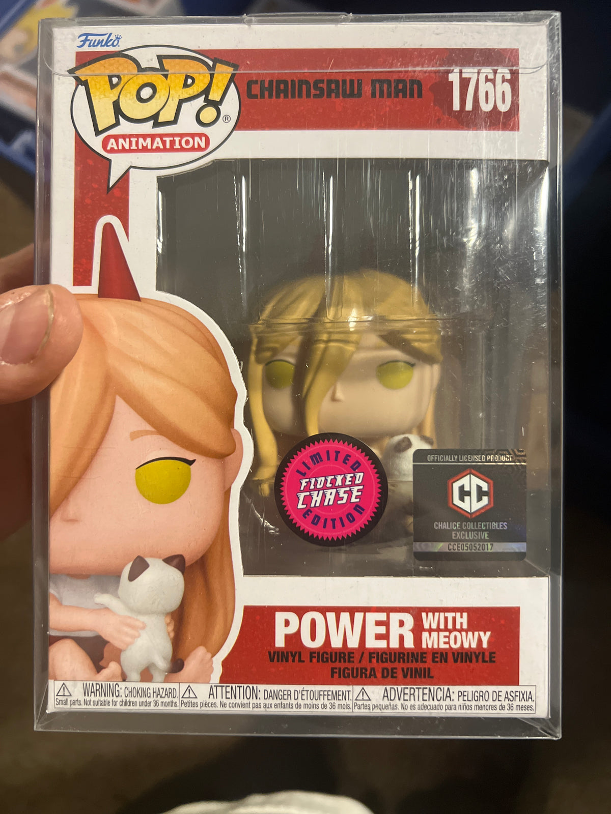 Chainsaw Man: Power w/Meowy(chase) #1766 Funko Pop!