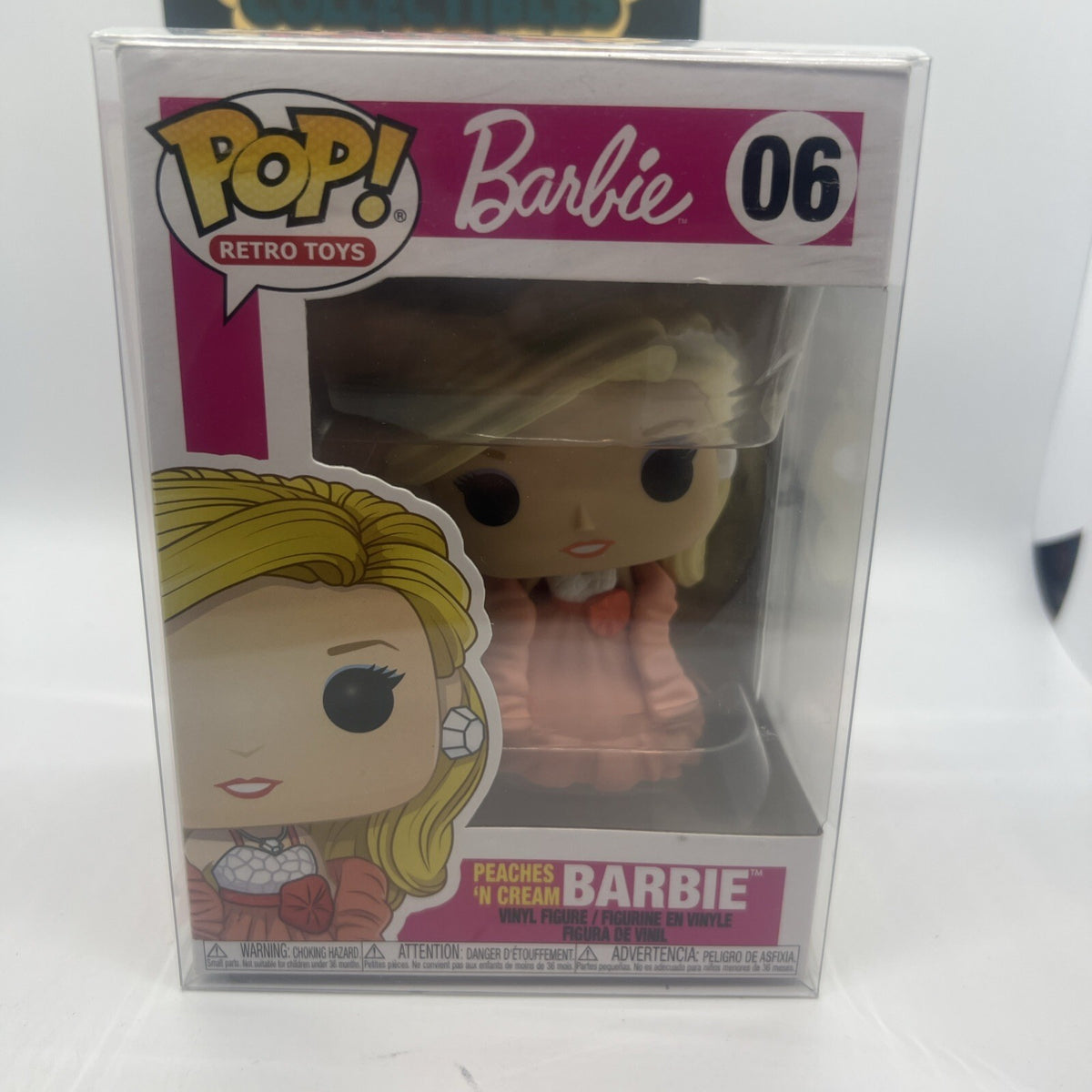 *Rare* BARBIE: PEACHES N CREAM BARBIE #06 Funko Pop! w/Protector!!!