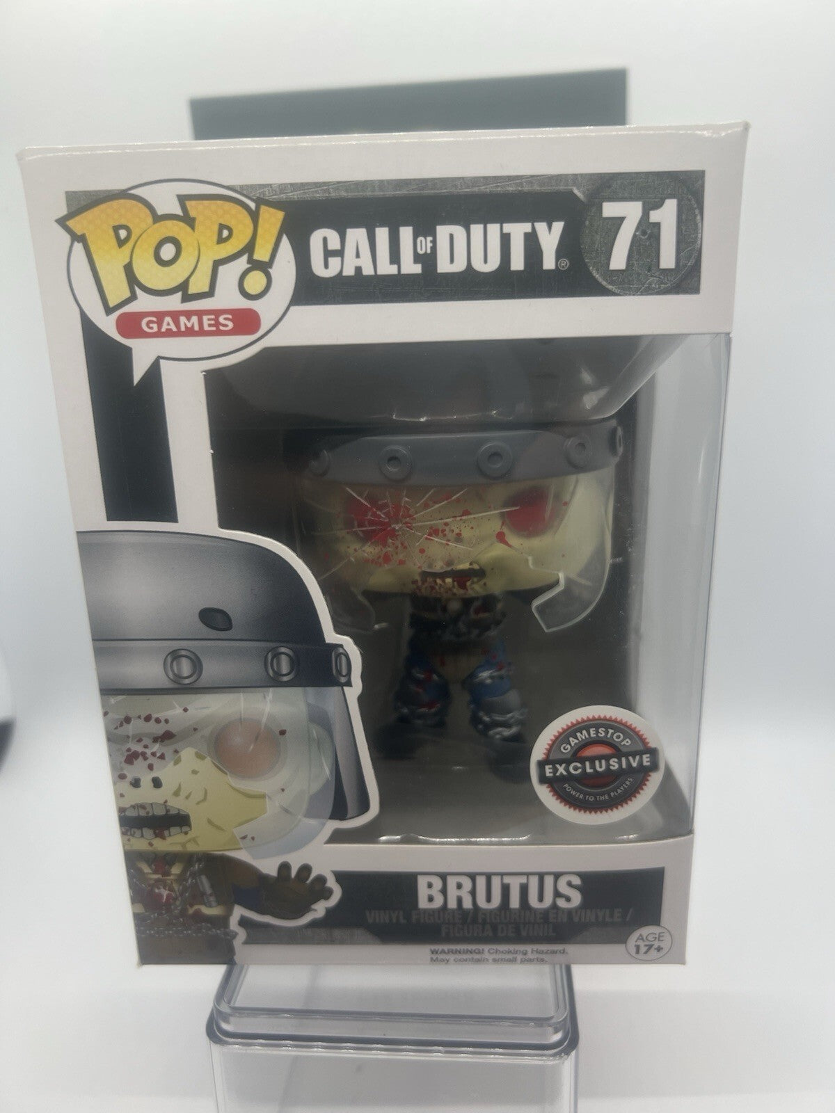 Call of Duty Zombies: Brutus(non-muddy) #71 Funko Pop! GameStop w/Hardstack!