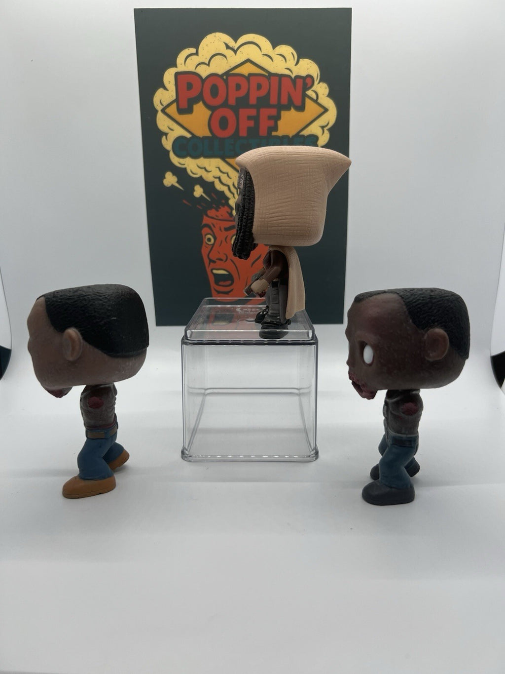*OOB* The Walking Dead: Michonne(Muddy) & Pets(Glow) Funko Pop! Bundle