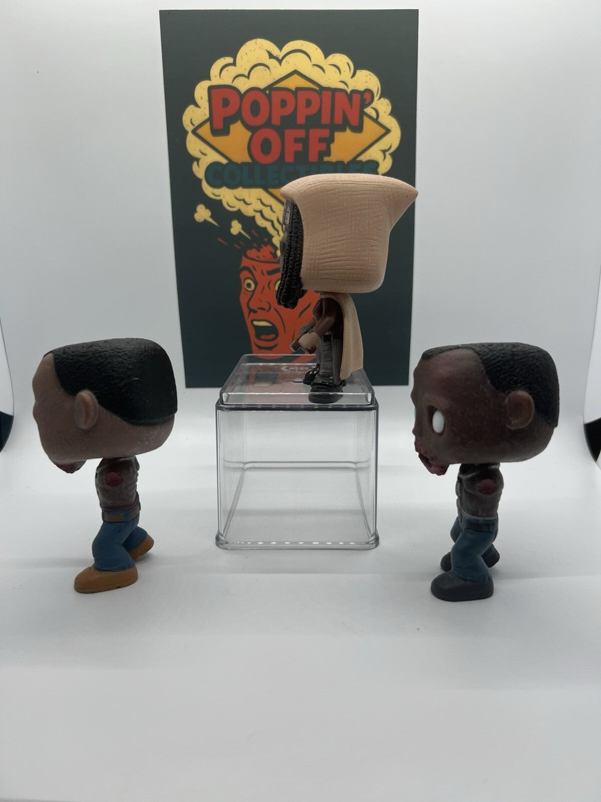 *OOB* The Walking Dead: Michonne(Muddy) & Pets(Glow) Funko Pop! Bundle