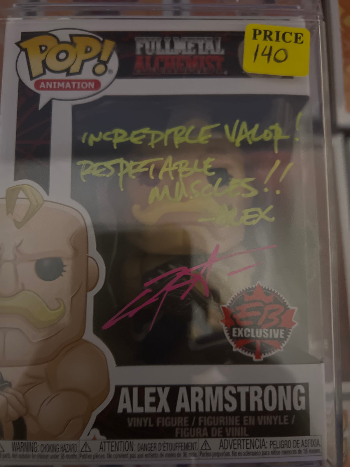 Fullmetal Alchemist: Alex Armstrong #433 Funko Pop!***