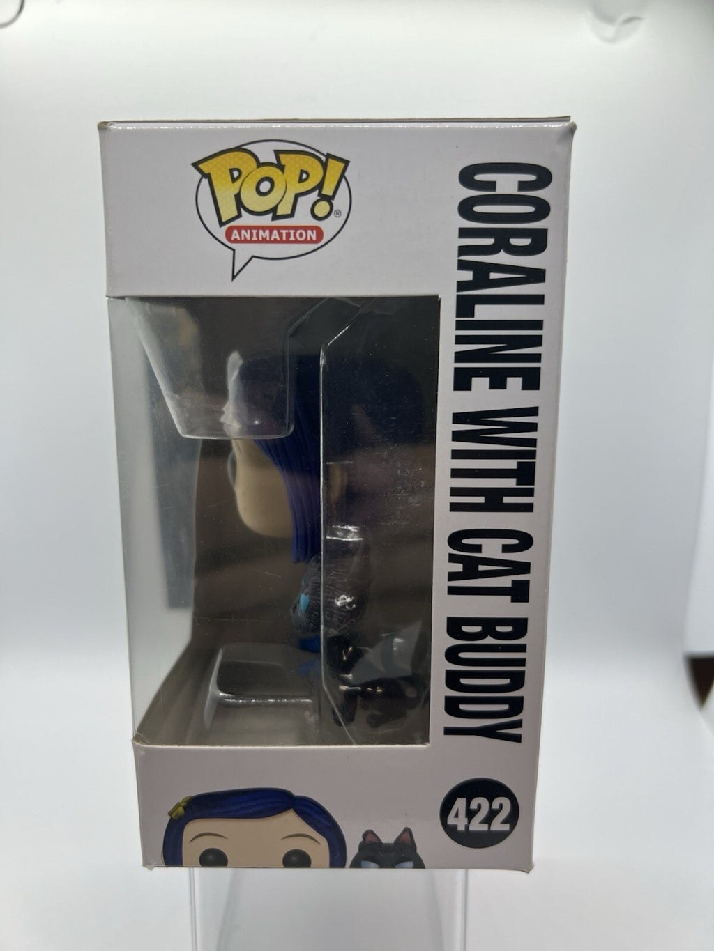 *Grail* Coraline: Coraline w/Cat Buddy #422 Funko Pop! w/Protector!!!***