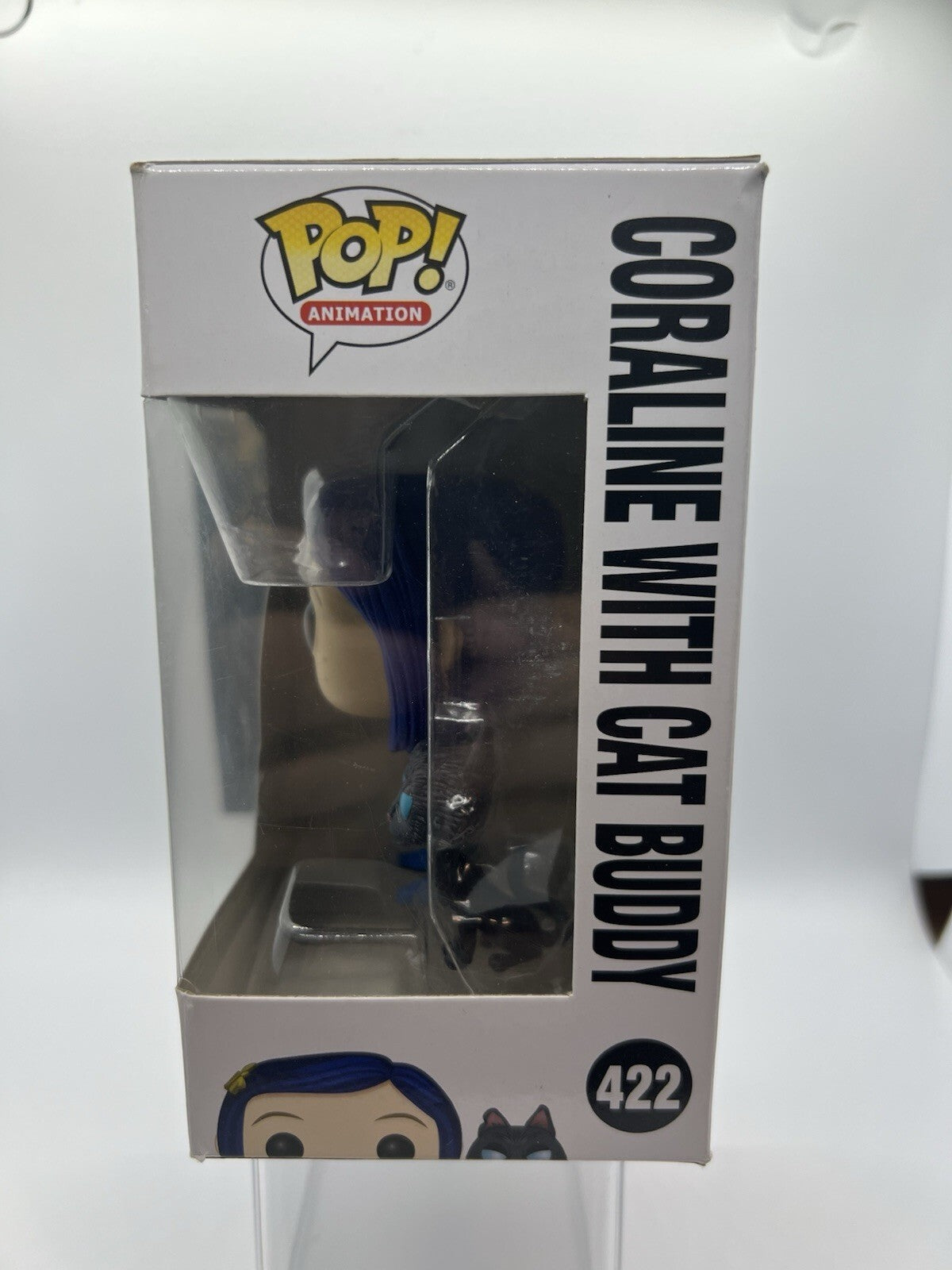 *Grail* Coraline: Coraline w/Cat Buddy #422 Funko Pop! w/Protector!!!***