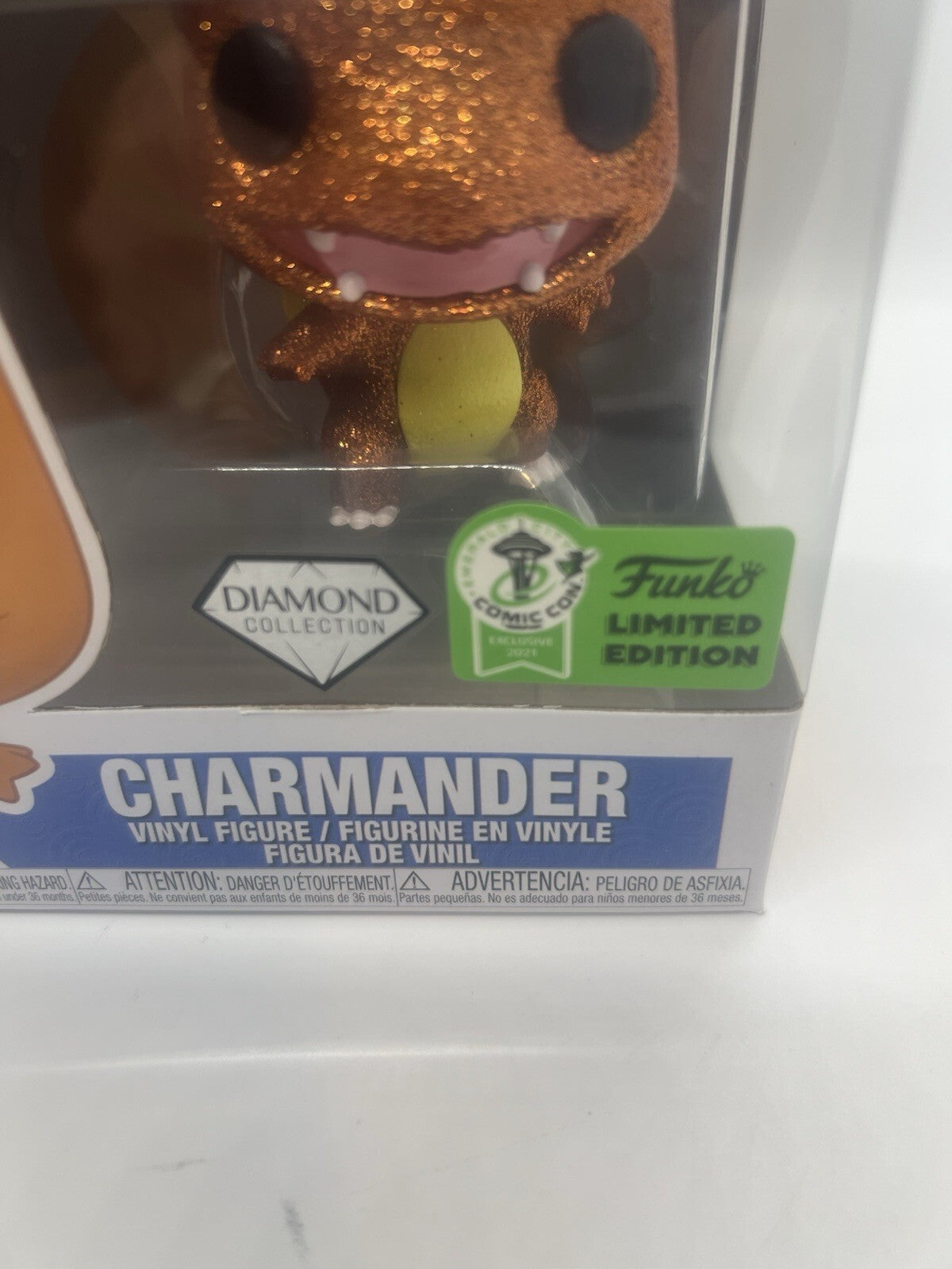 *Rare* Pokemon: Charmander(Diamond) #455 Funko Pop! ECCC 2021 w/Hardstack!!!