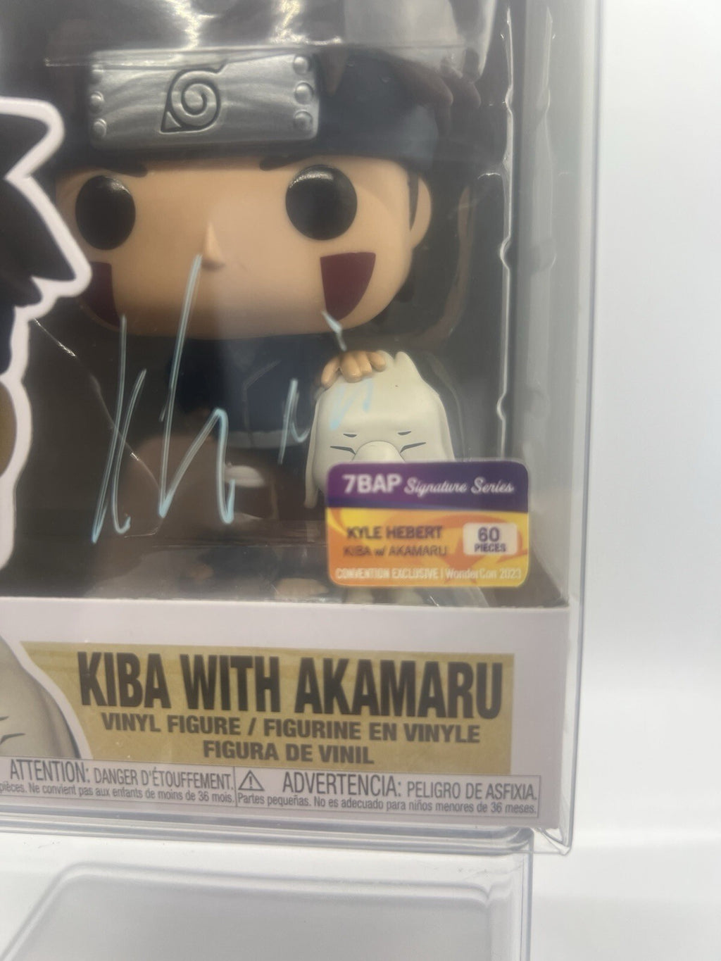 Naruto: Kiba With Akamaru(Signed By Kyle Hebert) JSA #1194 7BAP LE60 Funko Pop!