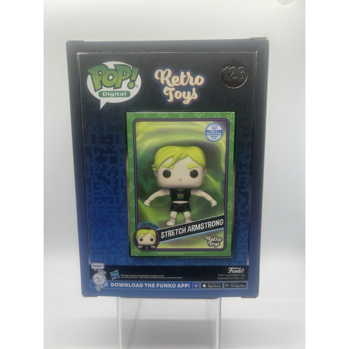 *Rare* Retro Toys: Stretch Armstrong #126 Funko Pop! Digital LE1550 w/Protector!