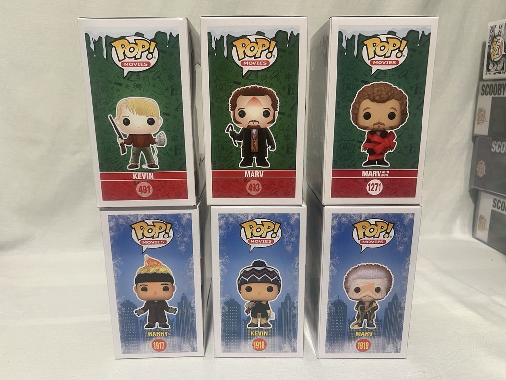 *Rare* Home Alone 491 493 1271 & Home Alone 2 1917 1918 1919 Funko Pop! Lot Of 6