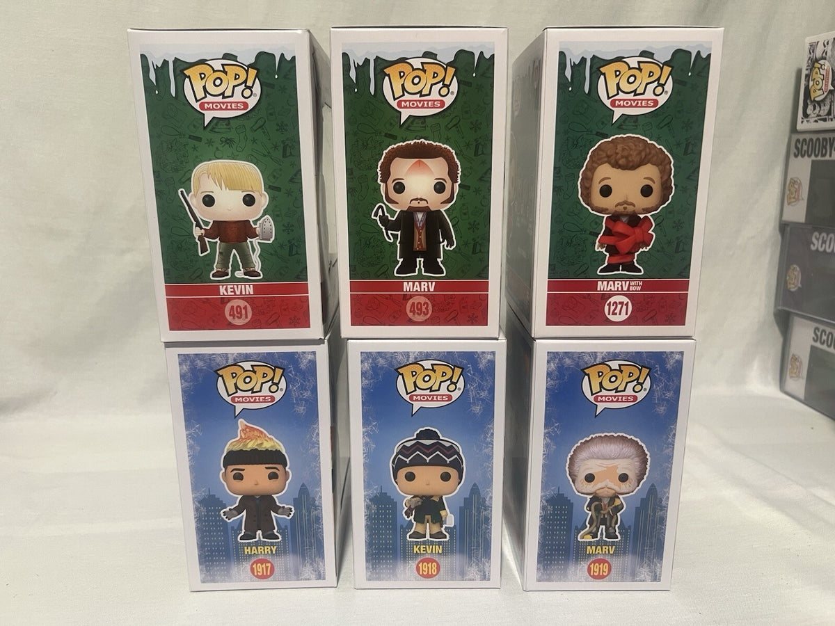 *Rare* Home Alone 491 493 1271 & Home Alone 2 1917 1918 1919 Funko Pop! Lot Of 6