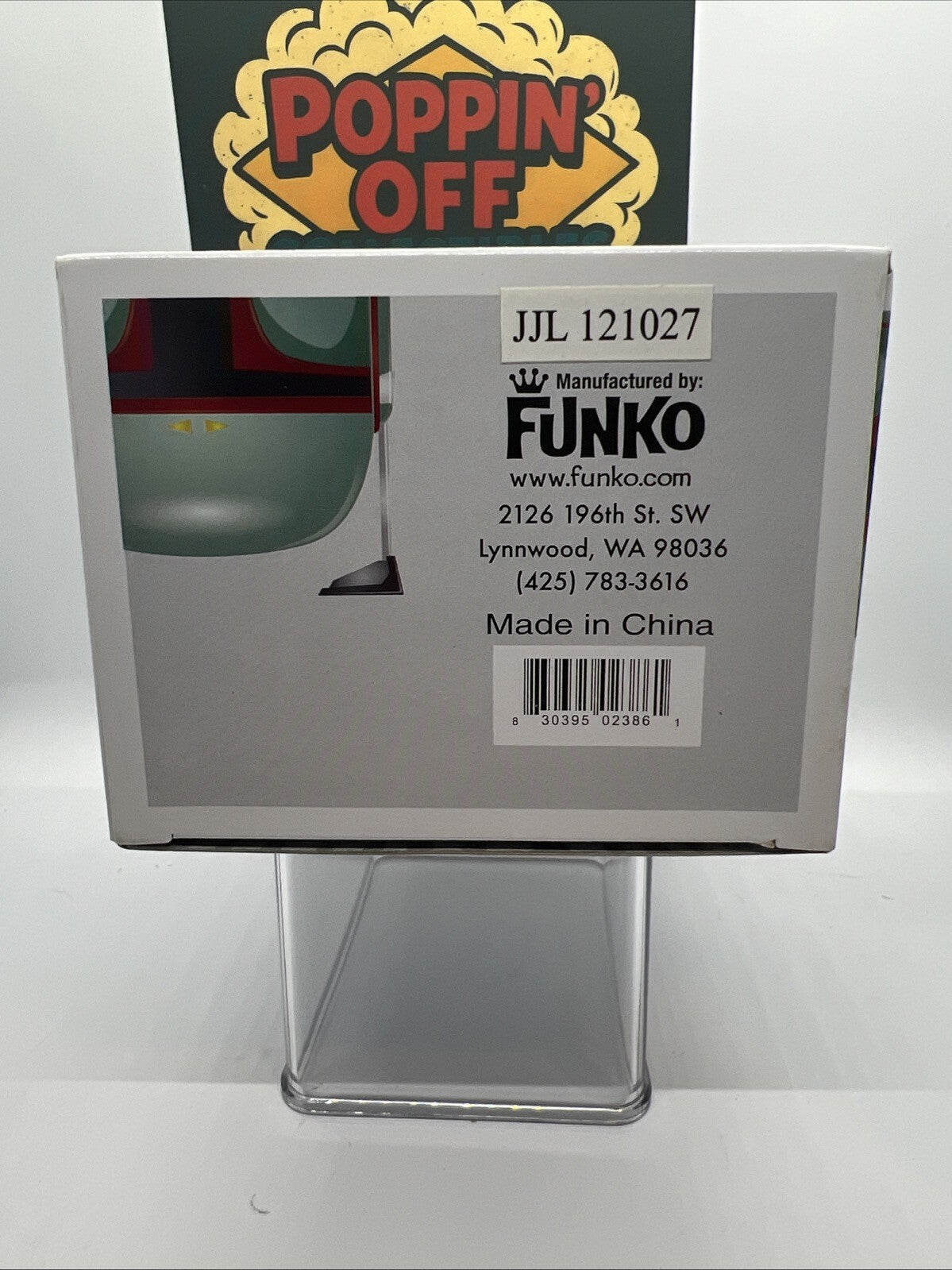 *OG* Star Wars: Boba Fett(Large Font) #8 Funko Pop! Vaulted 2012 w/Protector!!!