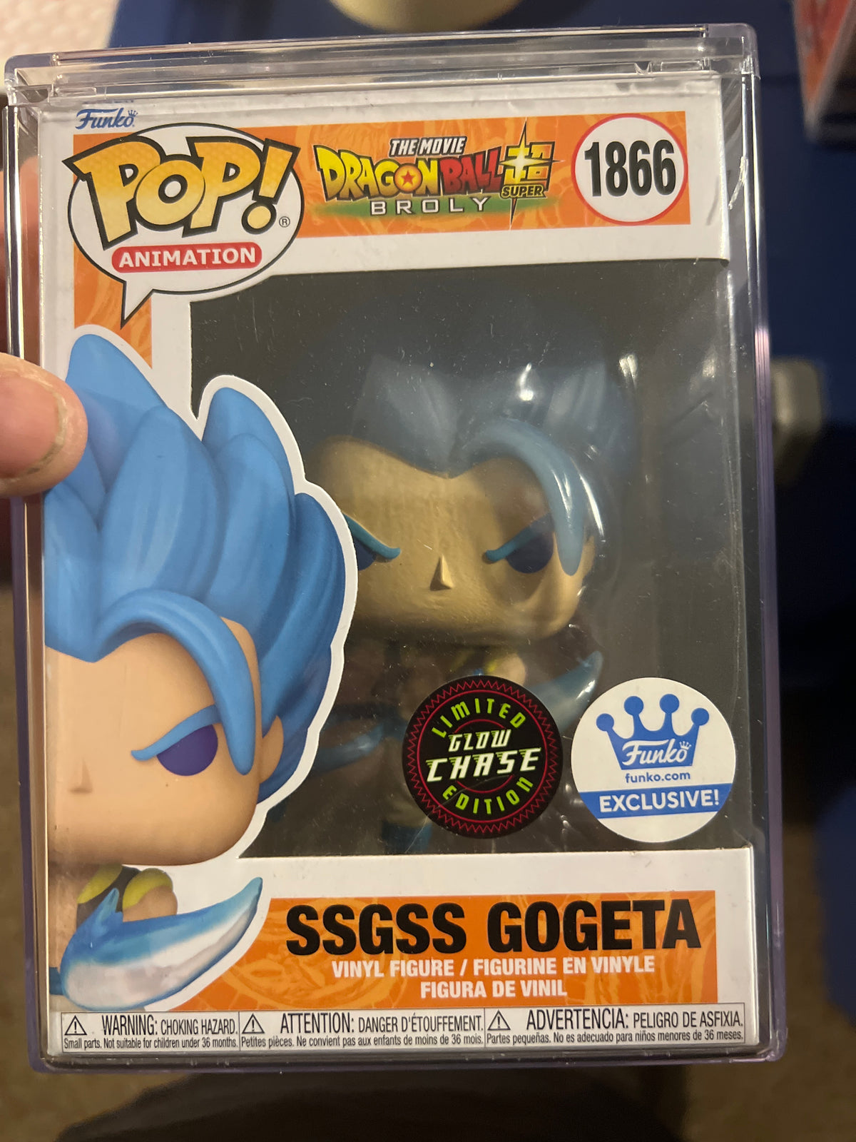 Dragonball Super: SSGSS Gogeta(chase) #1866 Funko Pop!