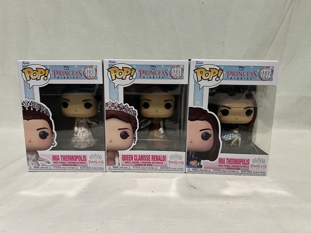 *Set* The Princess Diaries: Clarisse #1731 Mia #1730 & #1732 Funko Pop! Bundle