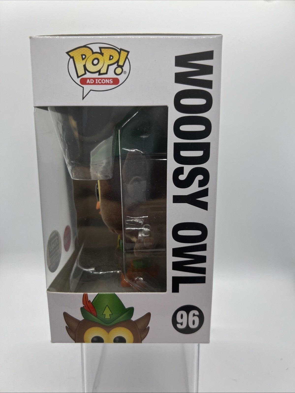 *Vaulted* Funko: Woodsy Owl #96 Funko Pop! Funko Shop Flocked w/Protector!!!