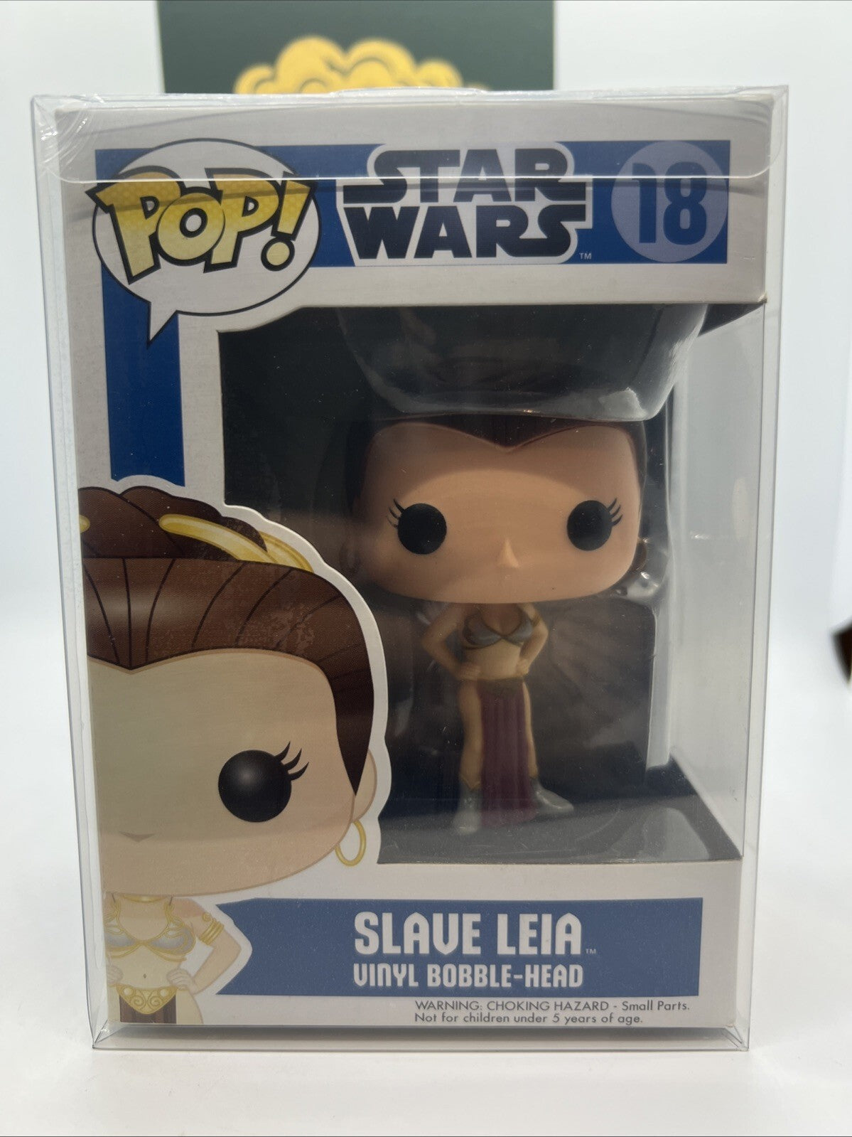 *OG* Star Wars: SLAVE LEIA(1st Blue Box) #18 Funko Pop! Vaulted Rare w/Protector