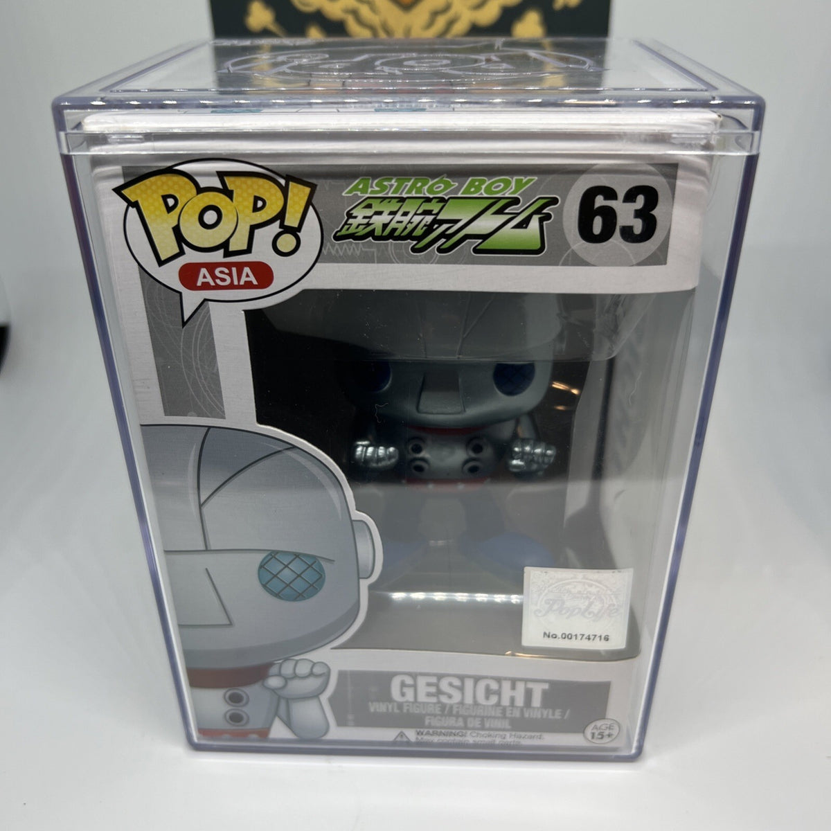 *Grail* Astro Boy: Gesicht #63 Funko Pop! PopLife Pop! Asia Vaulted w/Protector!