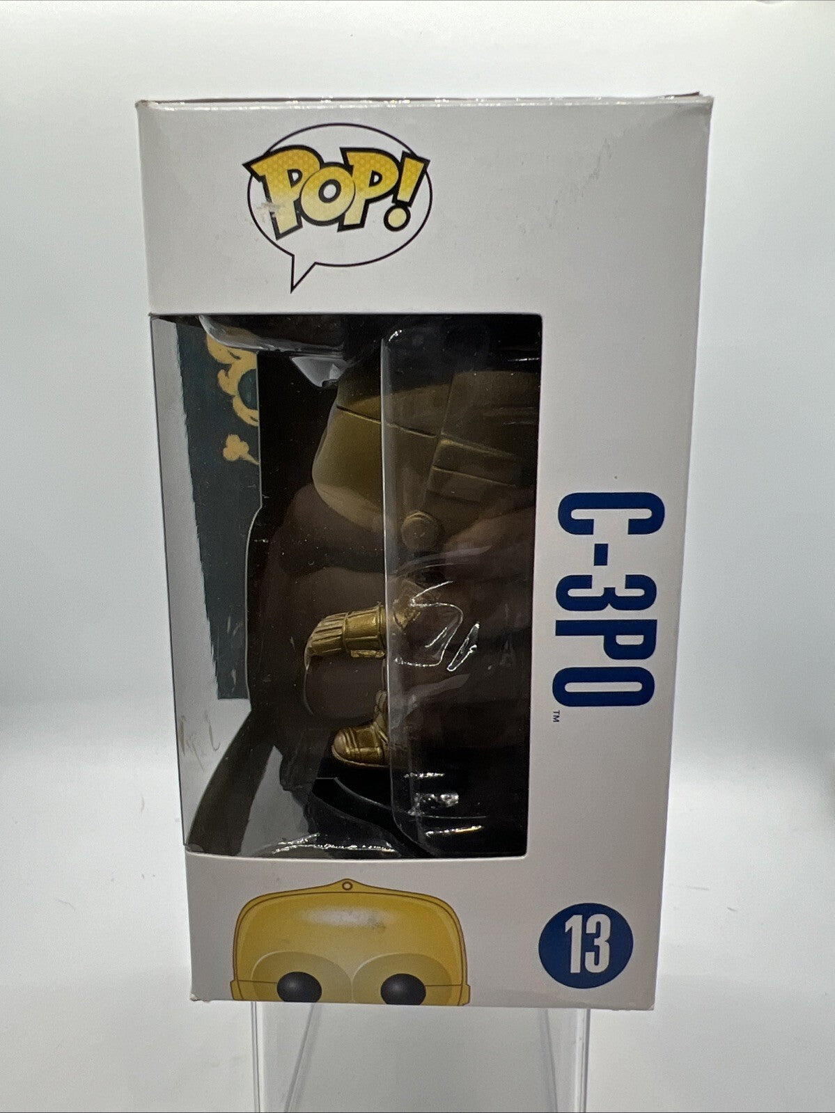 *OG* Star Wars: C-3PO #13 Funko Pop! Blue Box 2012 Rare Vaulted