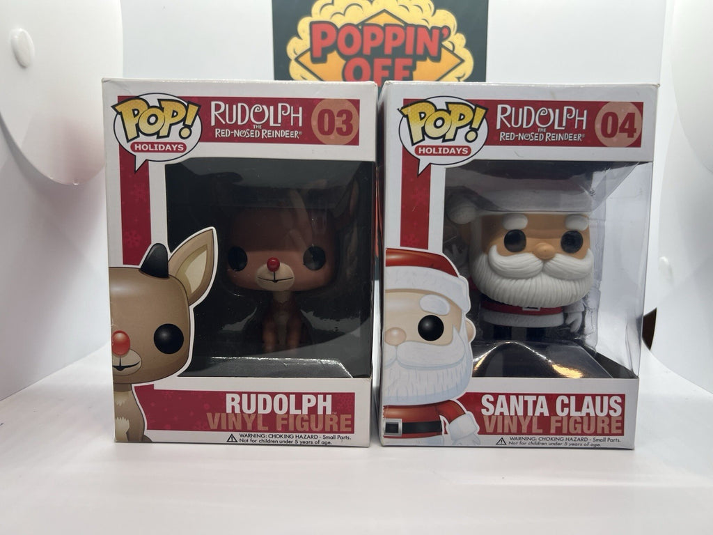 *OG’s* Rudolph The Red-Nosed Reindeer: Rudolph #03 & Santa Claus #04 Funko Pops
