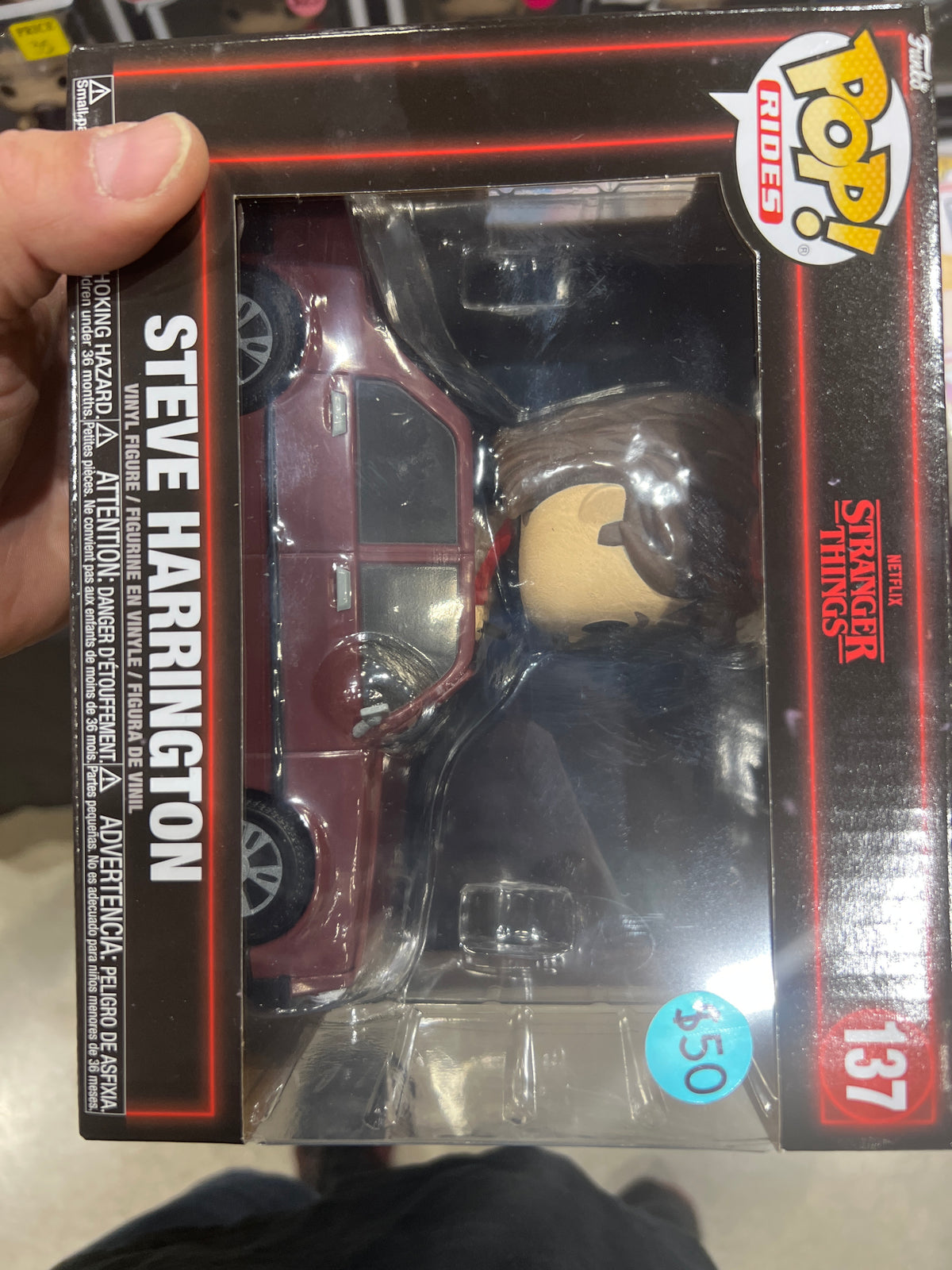 Stranger Things: Steve w/Car #137 Funko Pop!