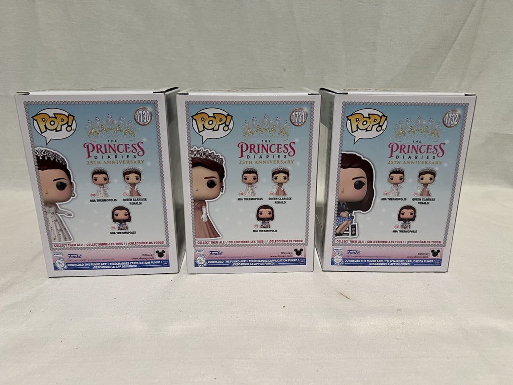 *Set* The Princess Diaries: Clarisse #1731 Mia #1730 & #1732 Funko Pop! Bundle
