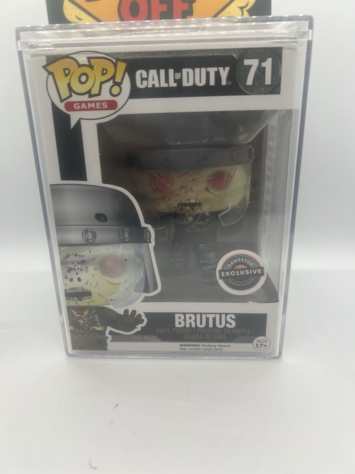 Call of Duty Zombies: Brutus(non-muddy) #71 Funko Pop! GameStop w/Hardstack!