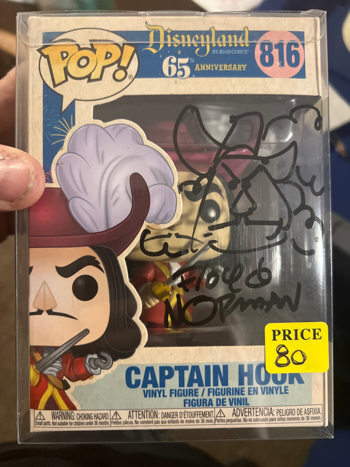 Peter Pan: Captain Hook(Floyd Norman) #816 Funko Pop!***
