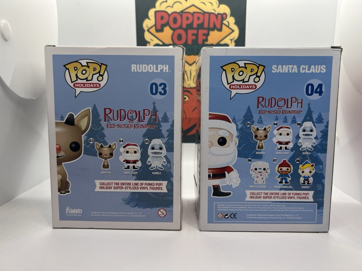 *OG’s* Rudolph The Red-Nosed Reindeer: Rudolph #03 & Santa Claus #04 Funko Pops