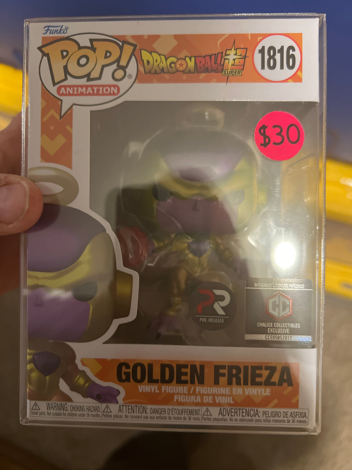 Dragonball Super: Golden Frieza #1816 Funko Pop!