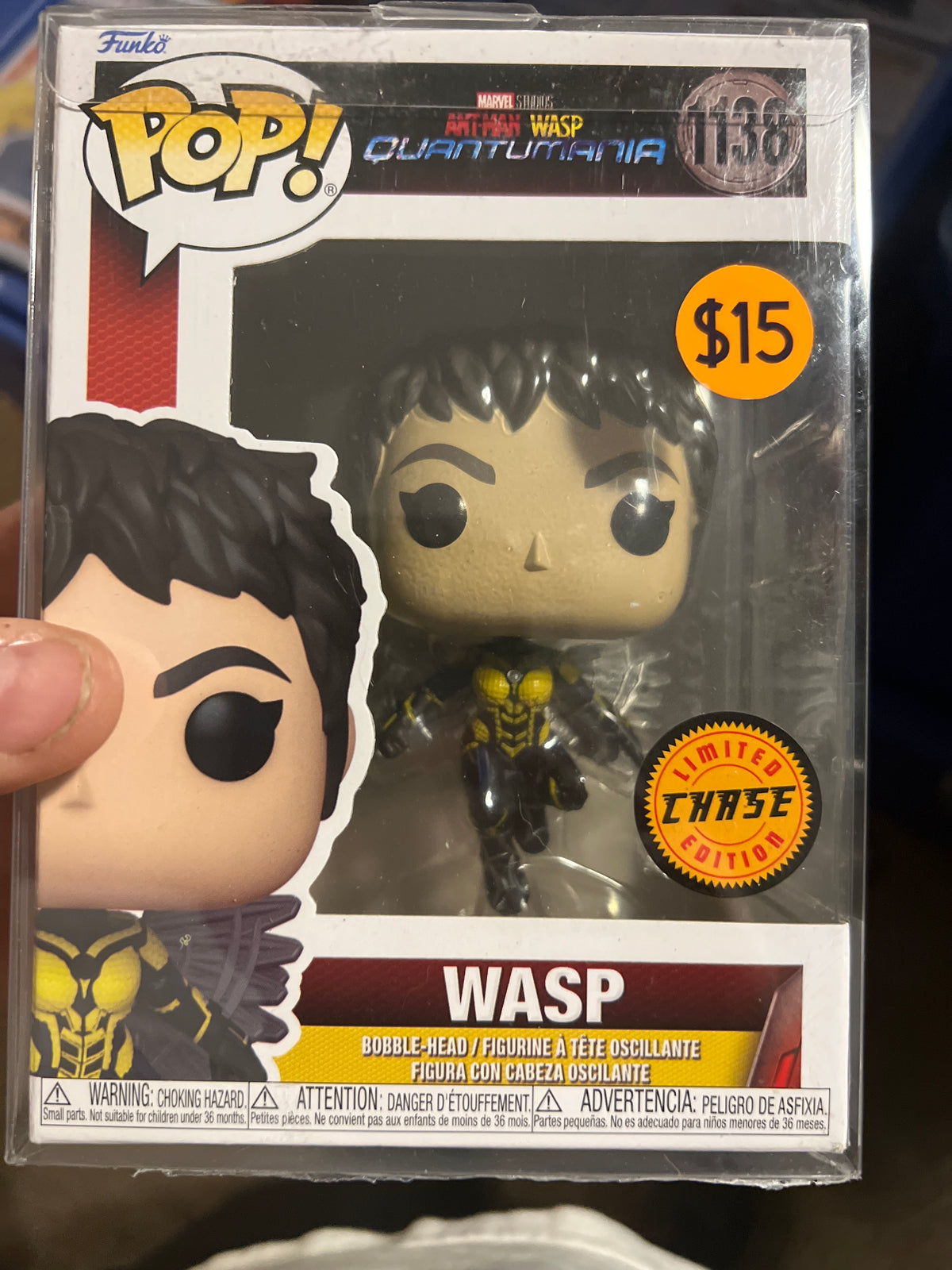 Antman: Wasp(chase) #1138 Funko Pop!