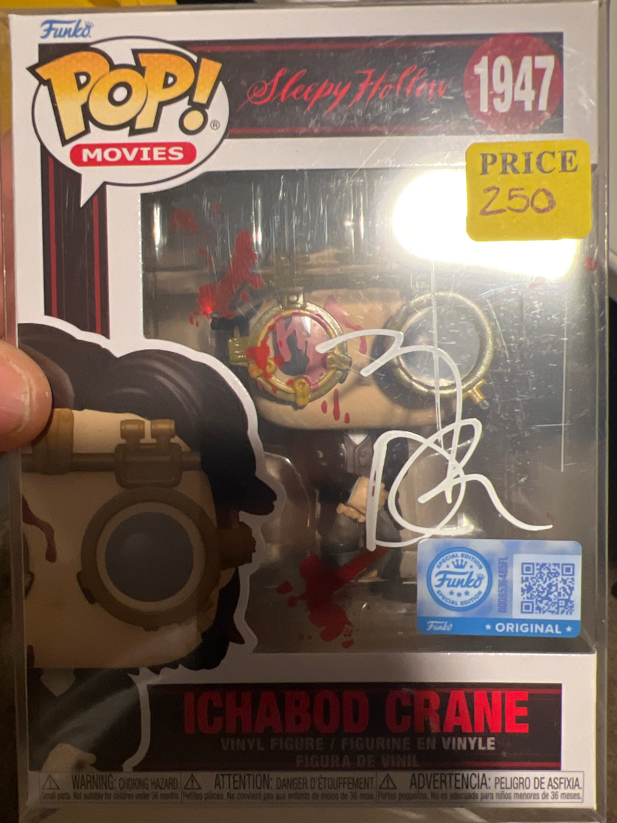 Sleepy Hollow: Ichabod Crane(heritage auction certification) #1947 Funko Pop!
