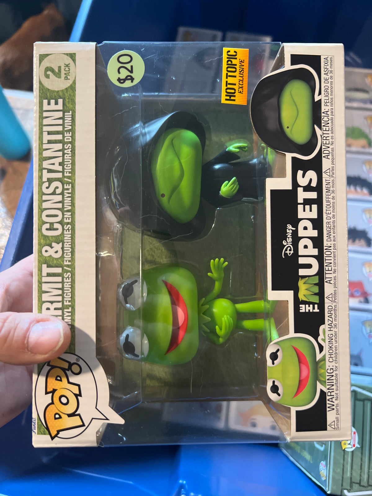 Muppets: Kermit & Constantine 2-Pack Funko Pop!