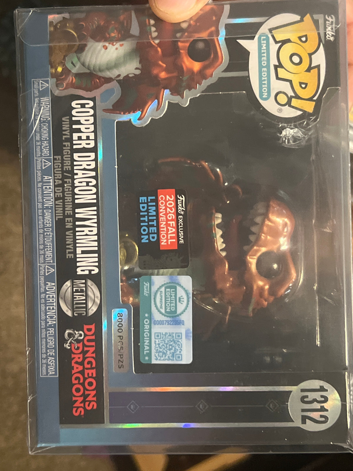DnD: Copper Dragon #1312 Funko Pop!