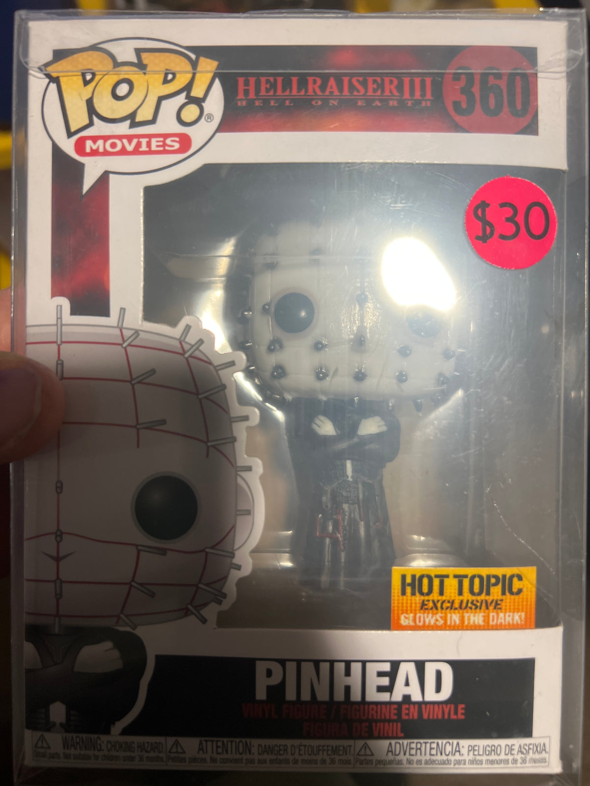 Hellraiser: Pinhead(GITD) #360 Funko Pop!