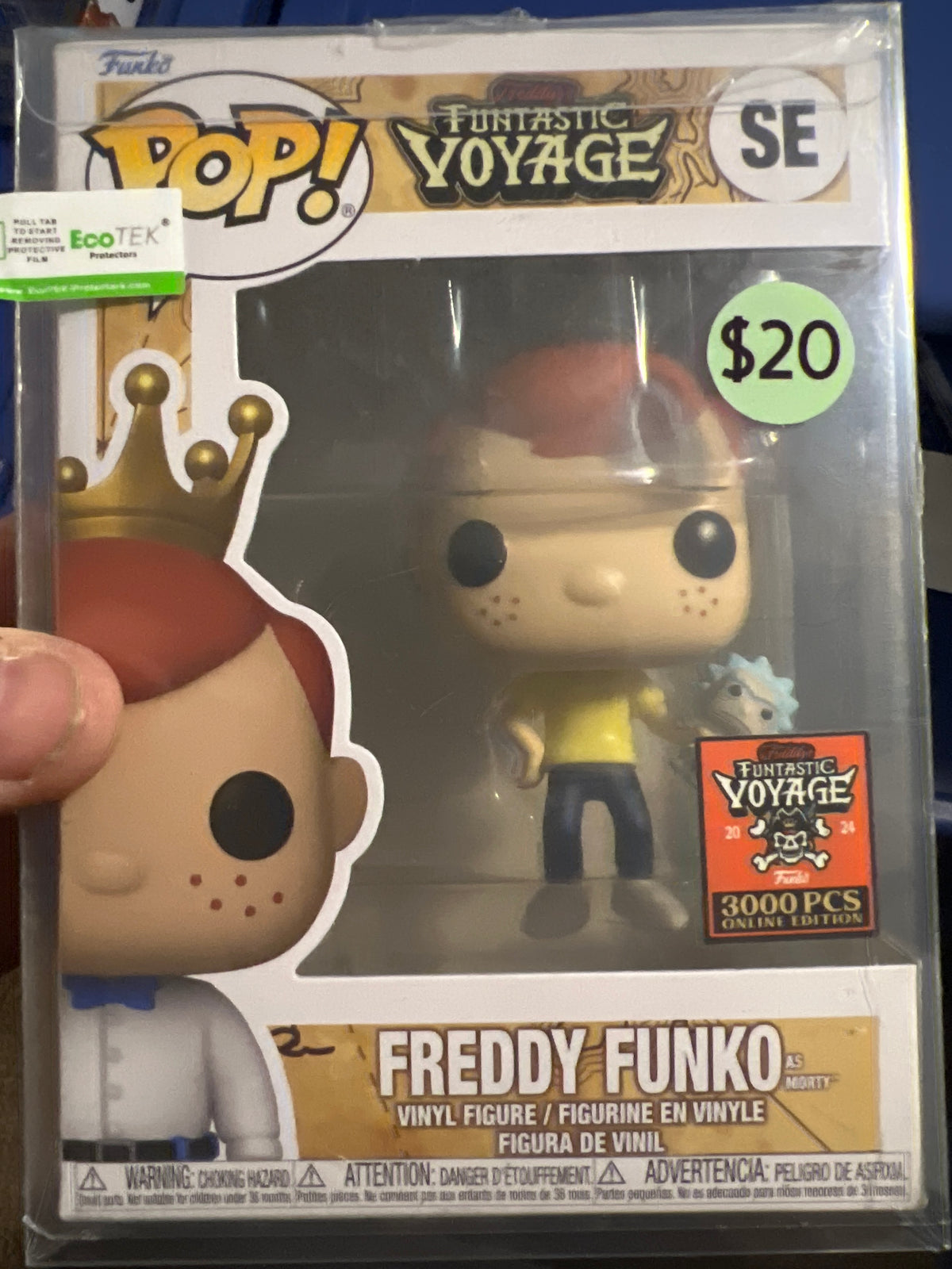 Freddy Funko as Morty Funko Pop!